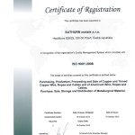 ISO certifikát- Aj